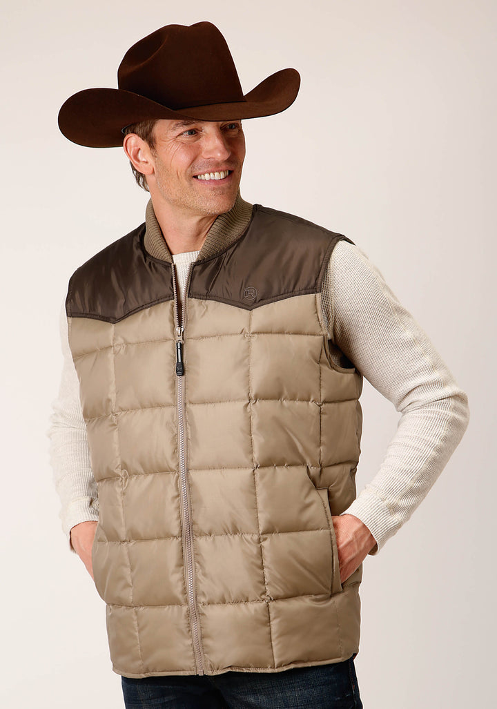 MENS QUILTED POLYFILLED VEST
