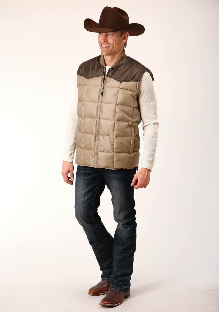 MENS QUILTED POLYFILLED VEST