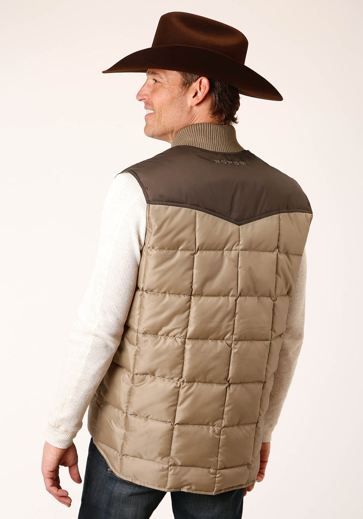 MENS QUILTED POLYFILLED VEST