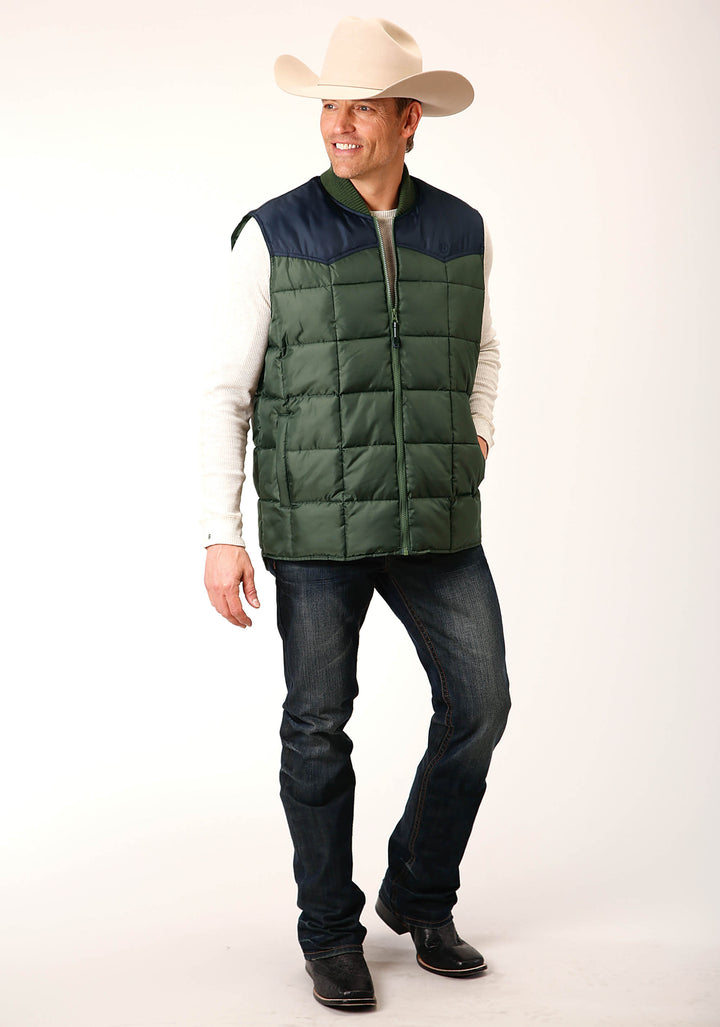 MENS QUILTED POLYFILLED VEST