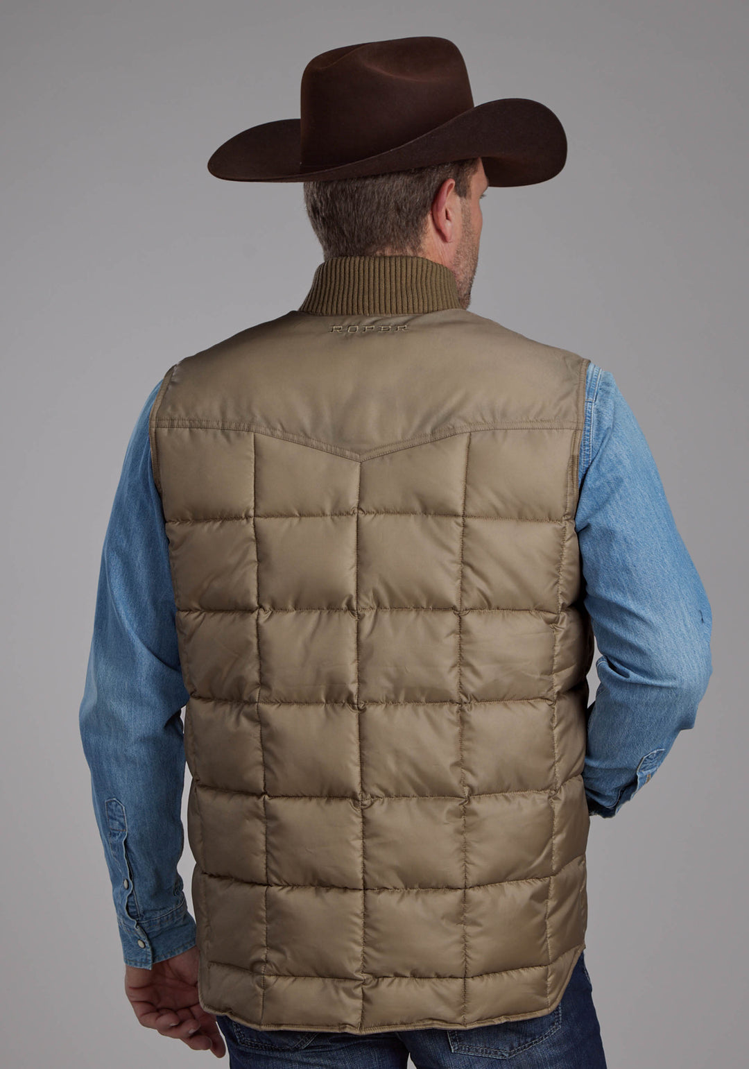 MENS KHAKI ZIPPERJACKET