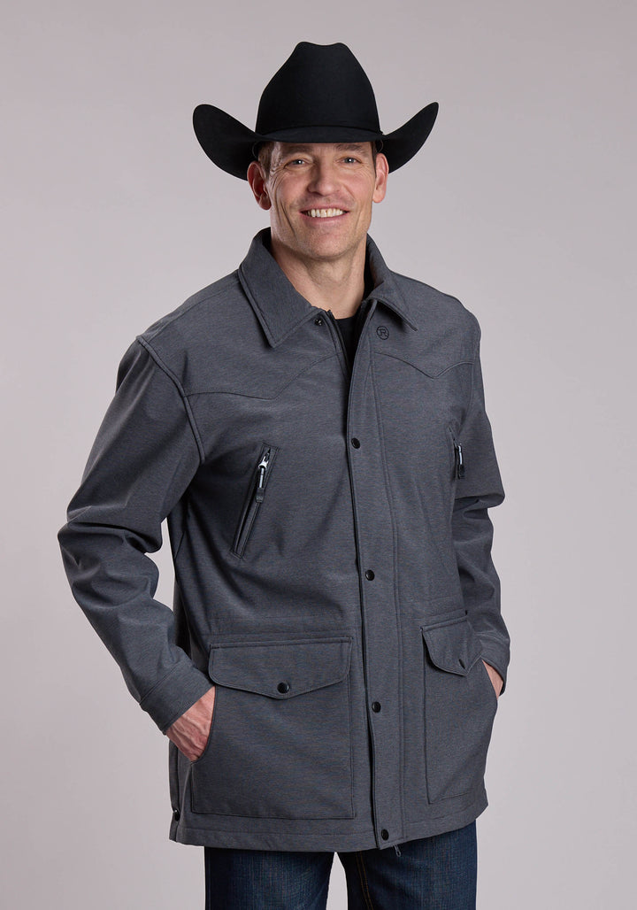MENS ROPER SOFTSHELL BARN WESTERN JACKET
