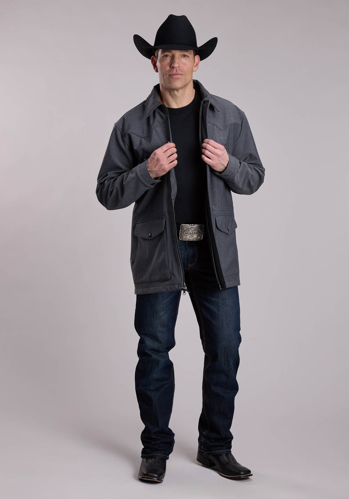 MENS ROPER SOFTSHELL BARN WESTERN JACKET