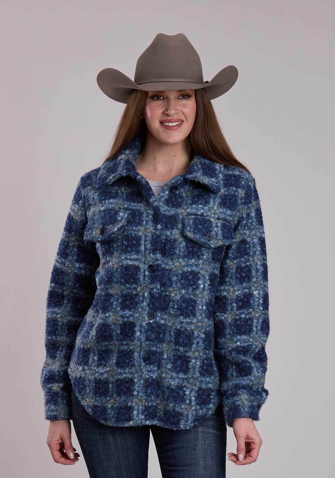WOMENS ROPER HEAVY TEDDY OVERSIZED SHIRT-JAC