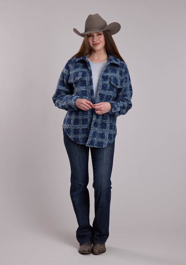 WOMENS ROPER HEAVY TEDDY OVERSIZED SHIRT-JAC