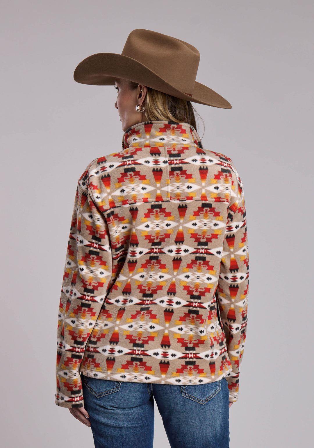 WOMENS ROPER NAVAJO SUNSET PRINT WESTERN JACKET