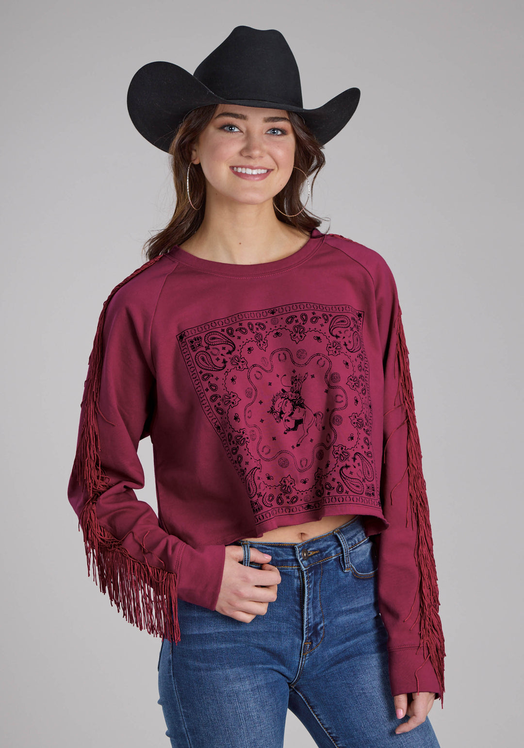 WOMENS COTTON FLEECE SWEATSHIRT PULLOVER JACKET