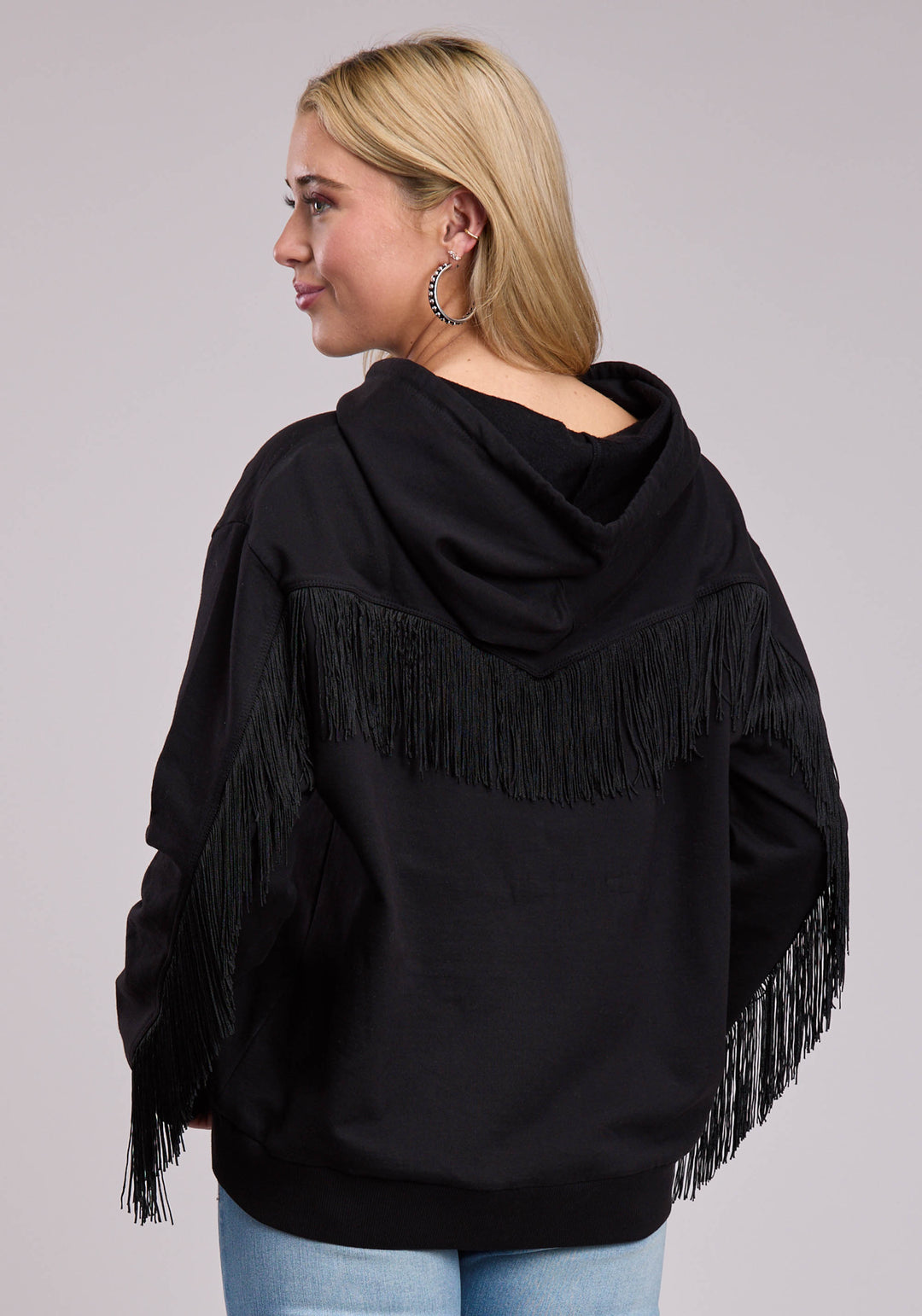 WOMENS JACKET PULLOVER LONG SLEEVE COTTON FLEECE SWEATSHIRT WESTERN JACKET