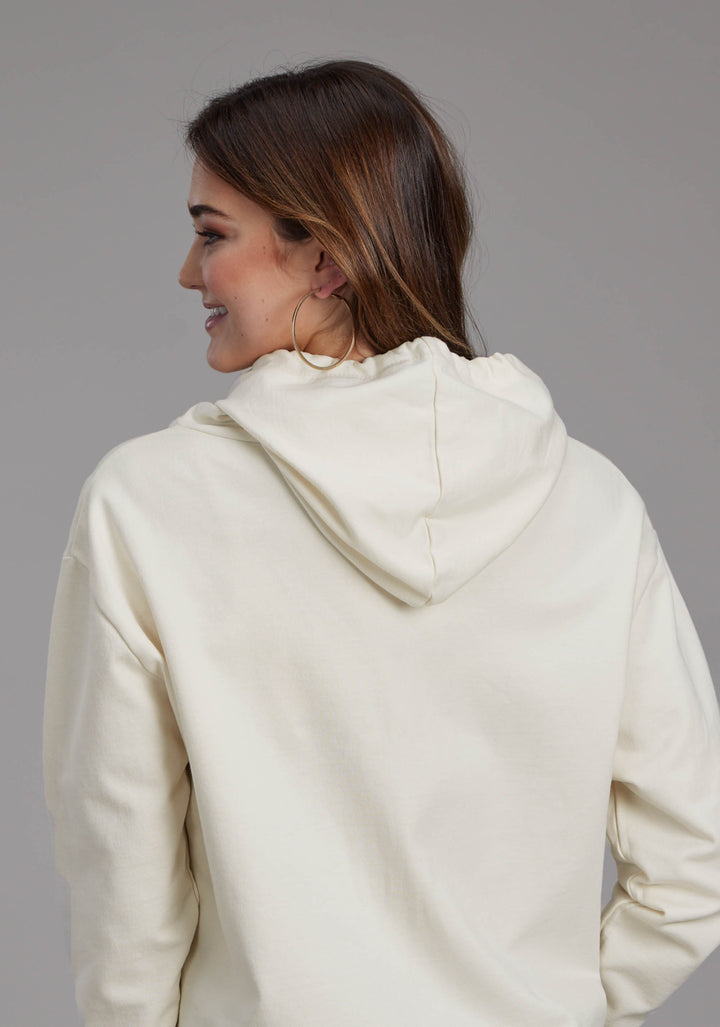 WOMENS SLOUCHIE COTTON HOODIE PULLOVER JACKET