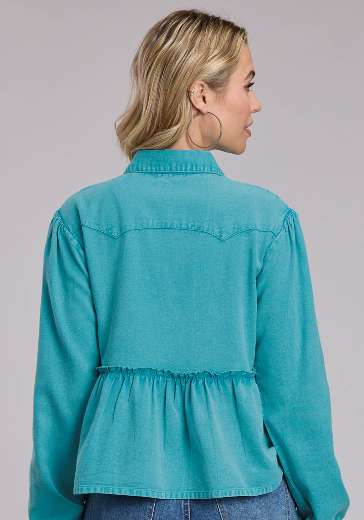 WOMENS ROPER COTTON TWILL WESTERN JACKET