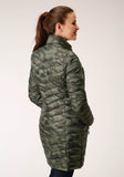 WOMENS PARACHUTE CAMO LONG DOWN JACKET