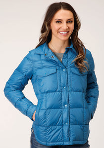 WOMENS PARACHITE JACKET WITH DOWNFILL TEAL