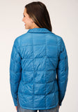 WOMENS PARACHITE JACKET WITH DOWNFILL TEAL