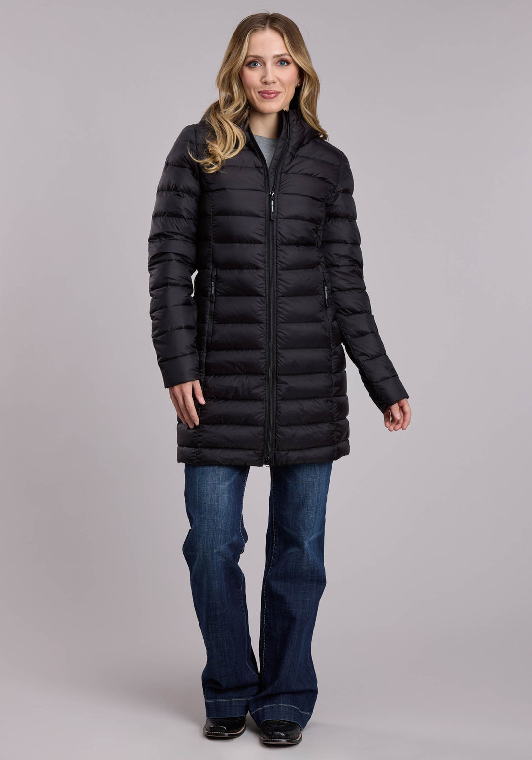 Womens Roper Crushable Down Filled Western Long Coat