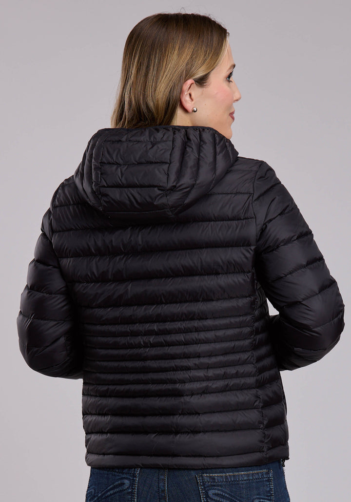 Womens Roper Crushable Down Filled Western Hooded Coat