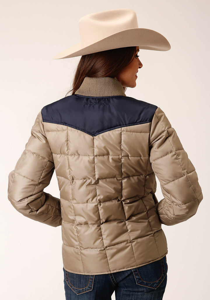 WOMENS POLY FILLED WESTERN QUILTED POLYFILLED JACKET
