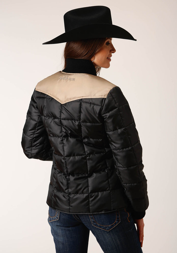 WOMENS POLY FILLED WESTERN QUILTED POLYFILLED JACKET