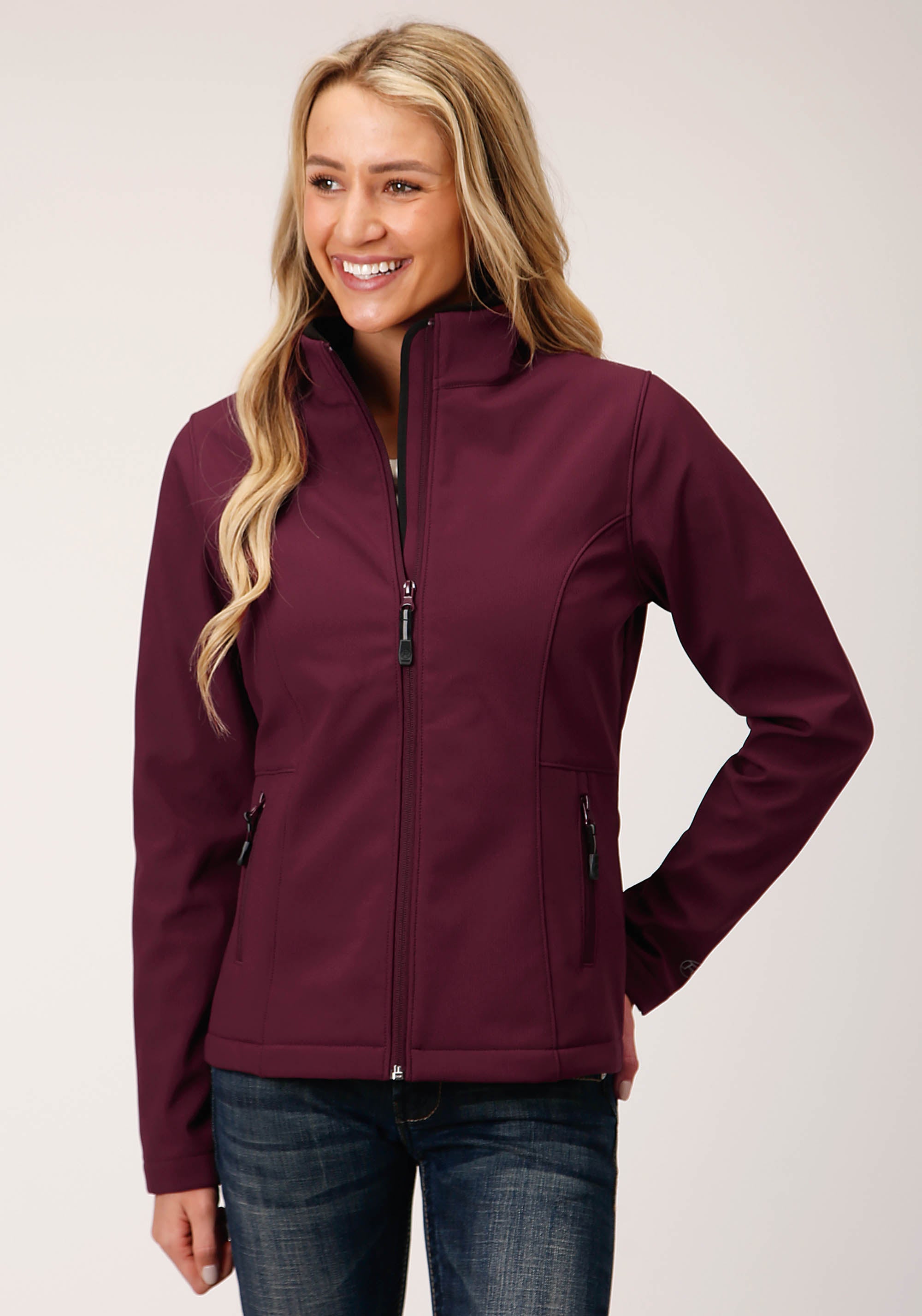 Womens Wine Softshell Tech Jacket – Roper Apparel & Footwear