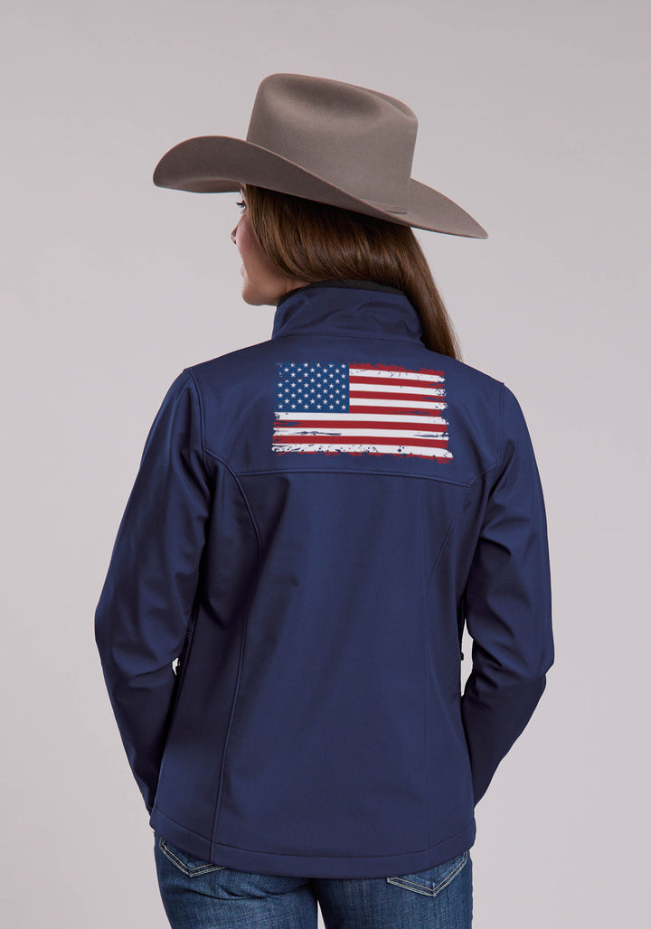 WOMENS ROPER AMERICANA SOFTSHELL WESTERN JACKET