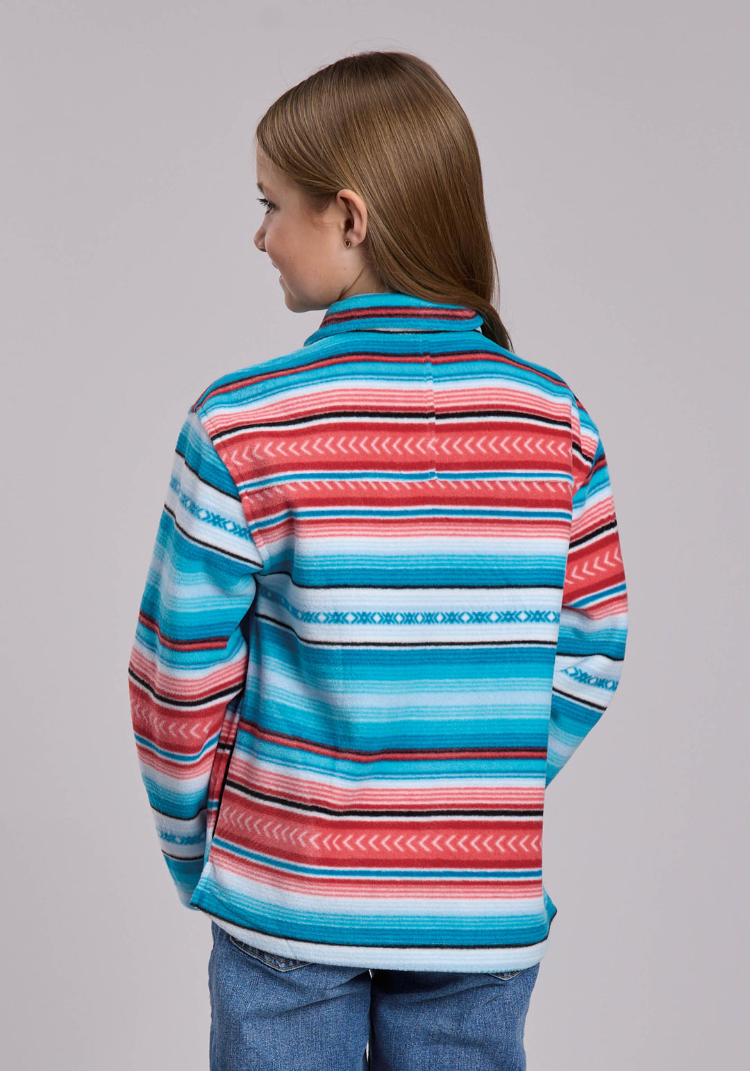GIRLS ROPER HORIZONTAL OMBRE STRIPE WESTERN OUTERWEAR