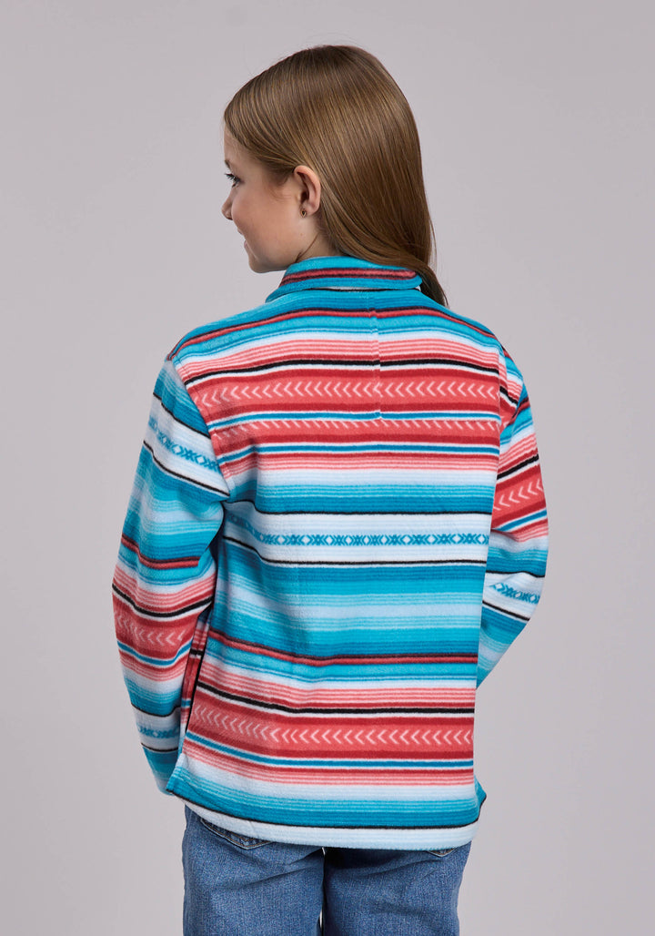 GIRLS ROPER HORIZONTAL OMBRE STRIPE WESTERN OUTERWEAR