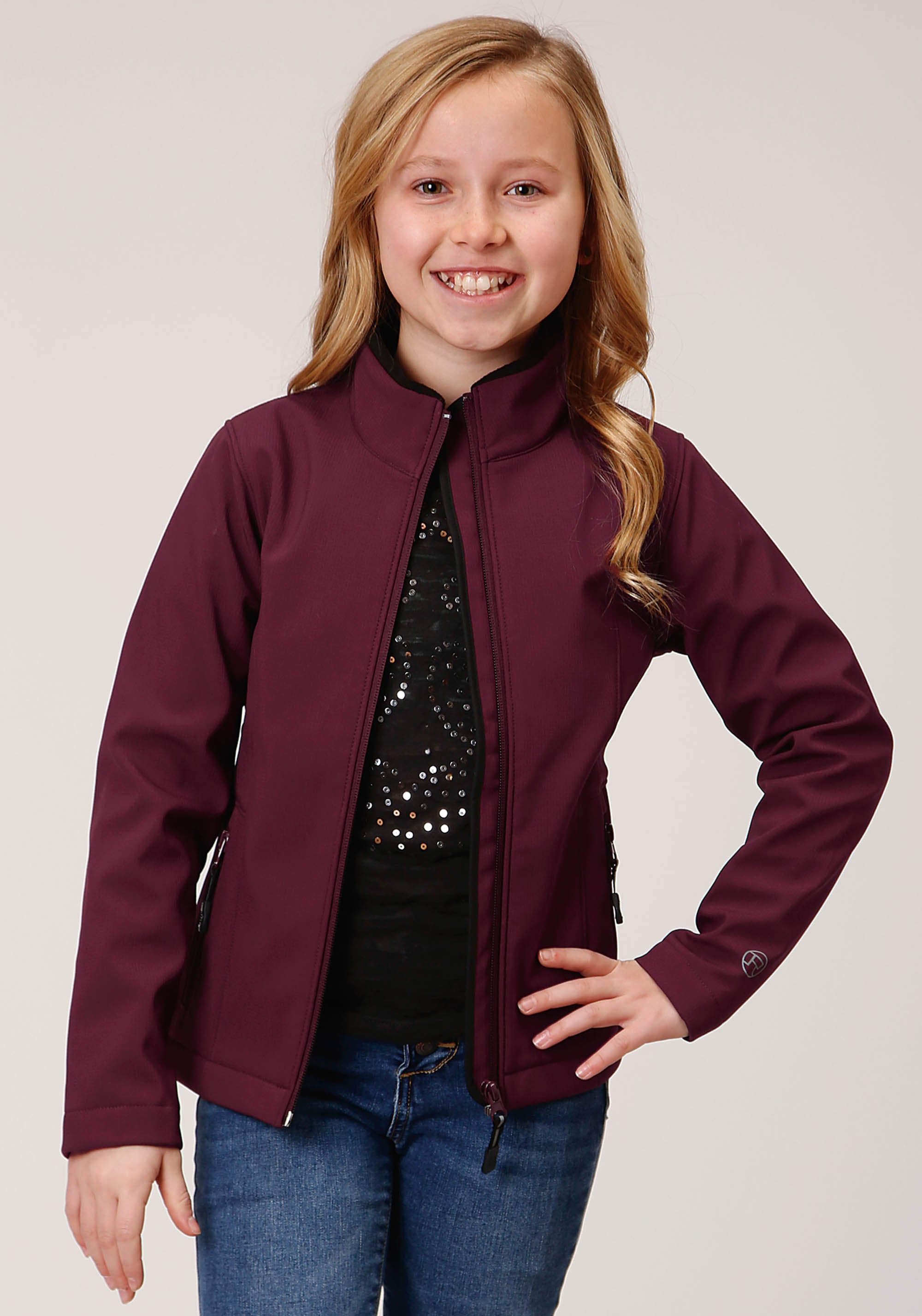 Girls Wine Softshell Tech Jacket – Roper Apparel & Footwear