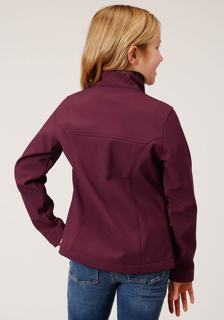 GIRLS  WINE SOFTSHELL TECH JACKET