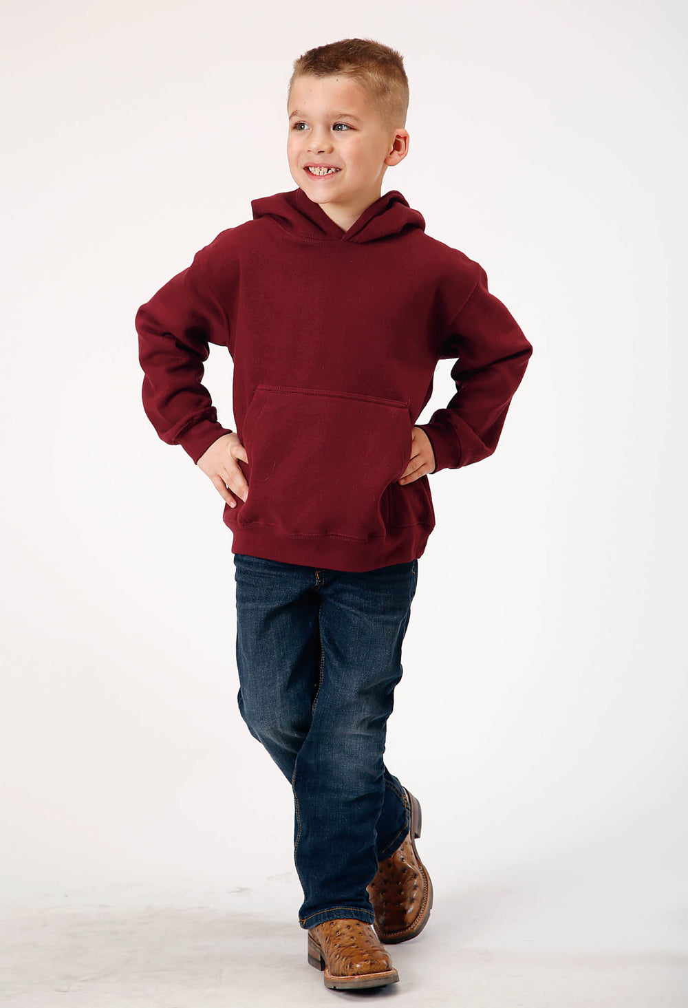 BOYS BLANK PULLOVER HOODIE