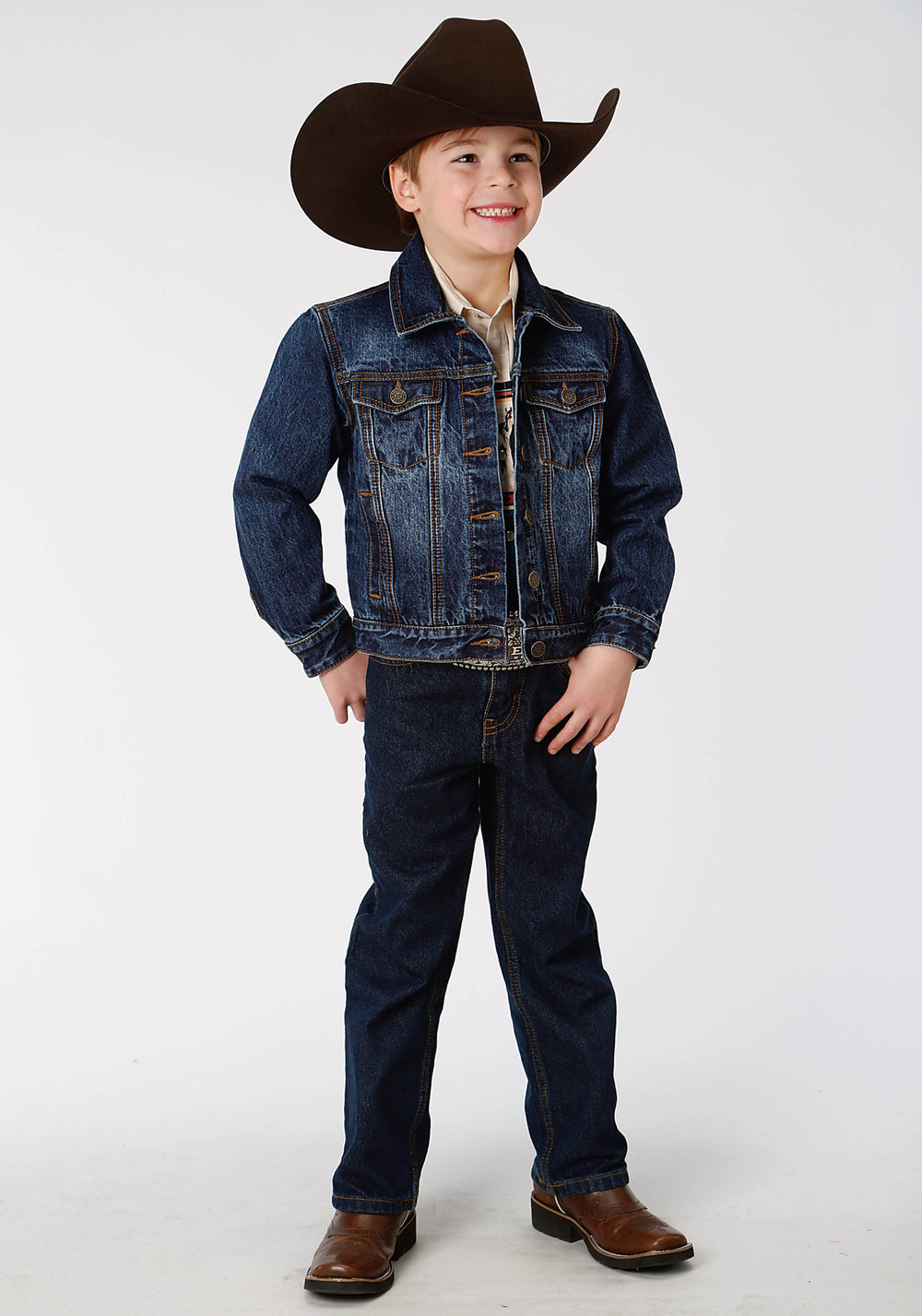 BOYS DENIM BLUE JACKET