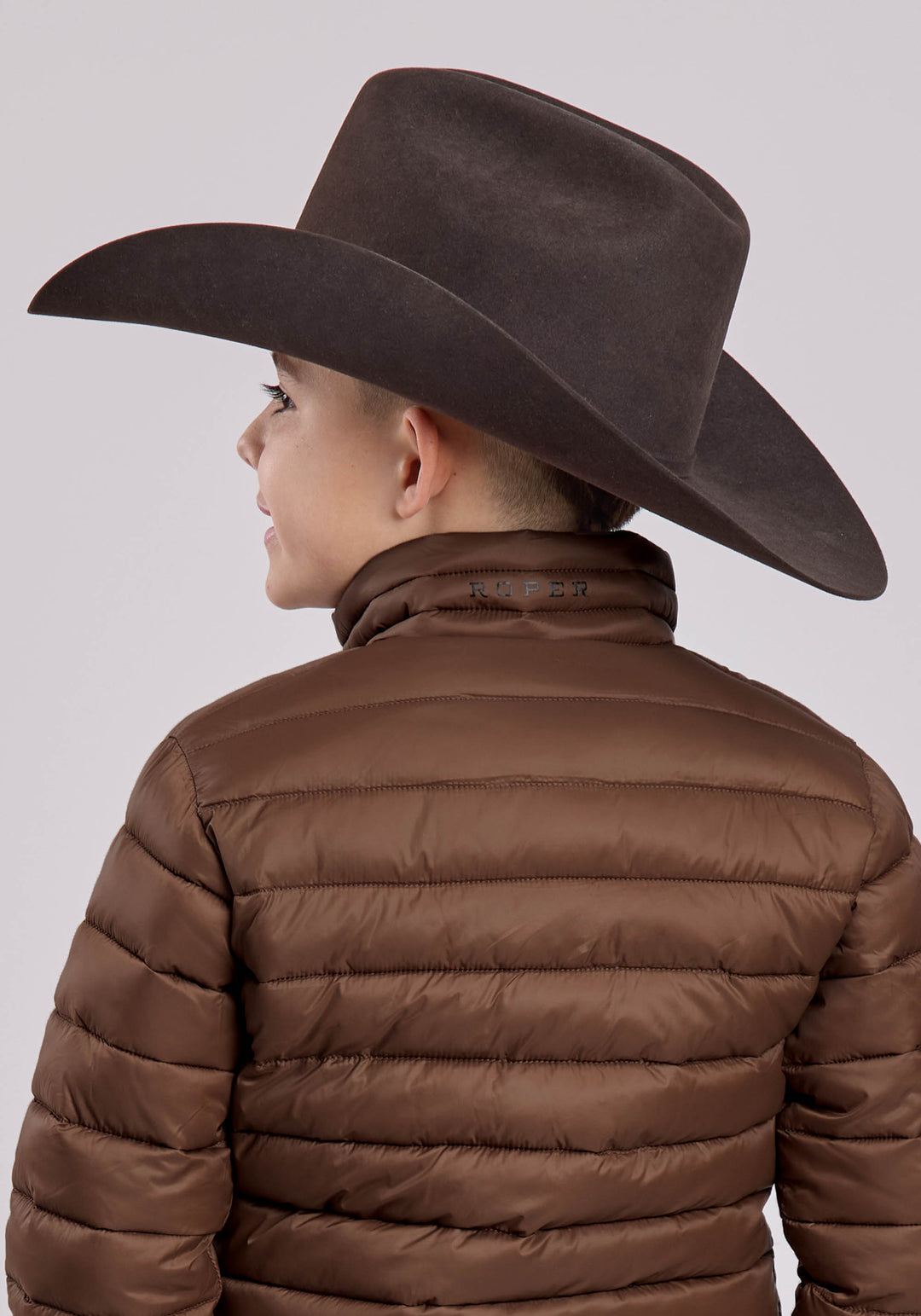 BOYS JACKET ZIPPER NYLON PARACHUTE WESTERN JACKET