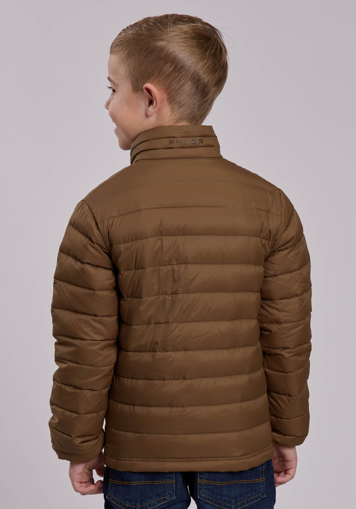 BOYS ROPER CRUSHABLE DOWN FILLED WESTERN JACKET