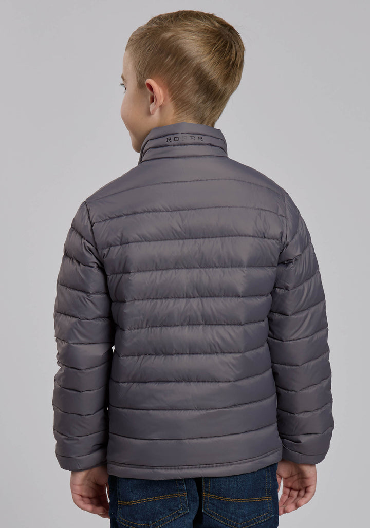 BOYS ROPER CRUSHABLE DOWN FILLED WESTERN JACKET