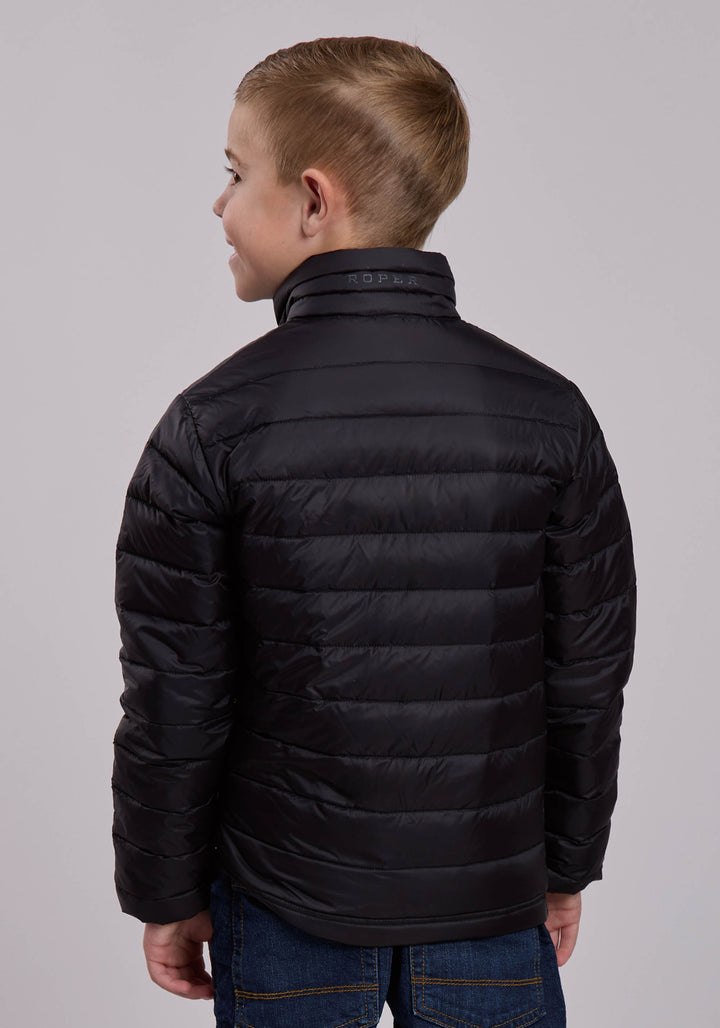 BOYS ROPER CRUSHABLE DOWN FILLED WESTERN JACKET