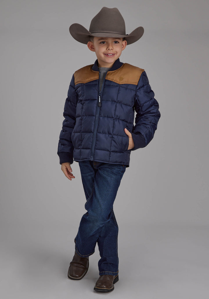 BOYS POLY FILL ZIPPER JACKET