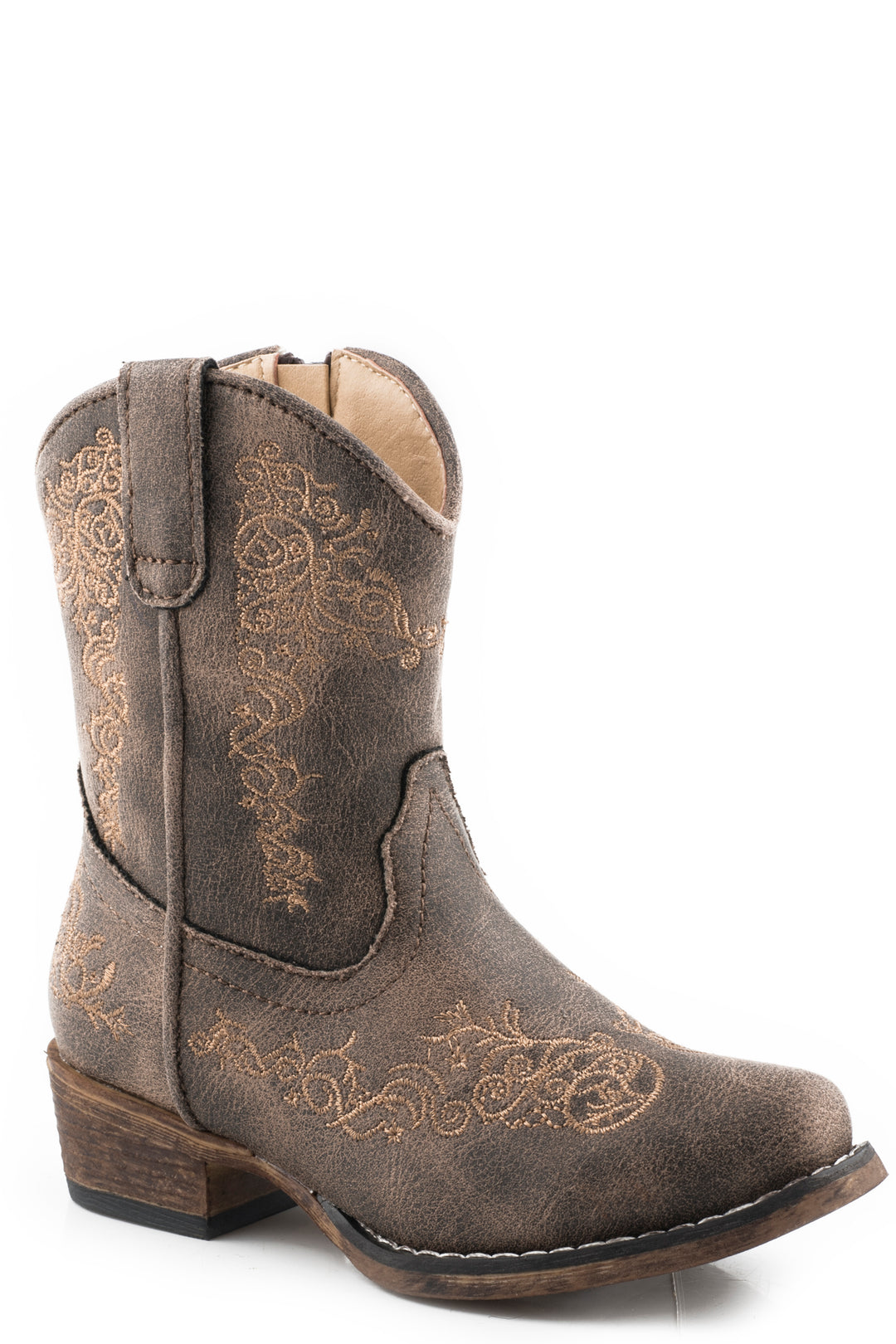 GIRLS TODDLER VINTAGE BROWN VAMP AND SHAFT