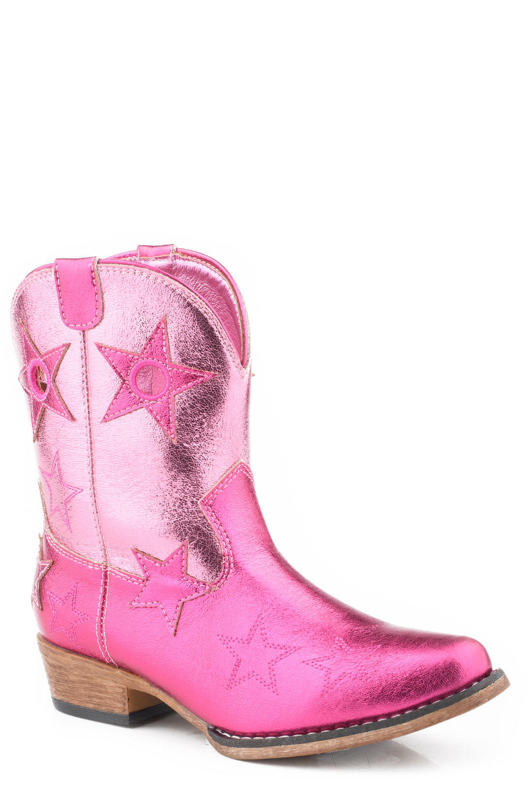 LITTLE KIDS GIRLS ROPER WESTERN SNIP TOE STAR RODEO BOOT