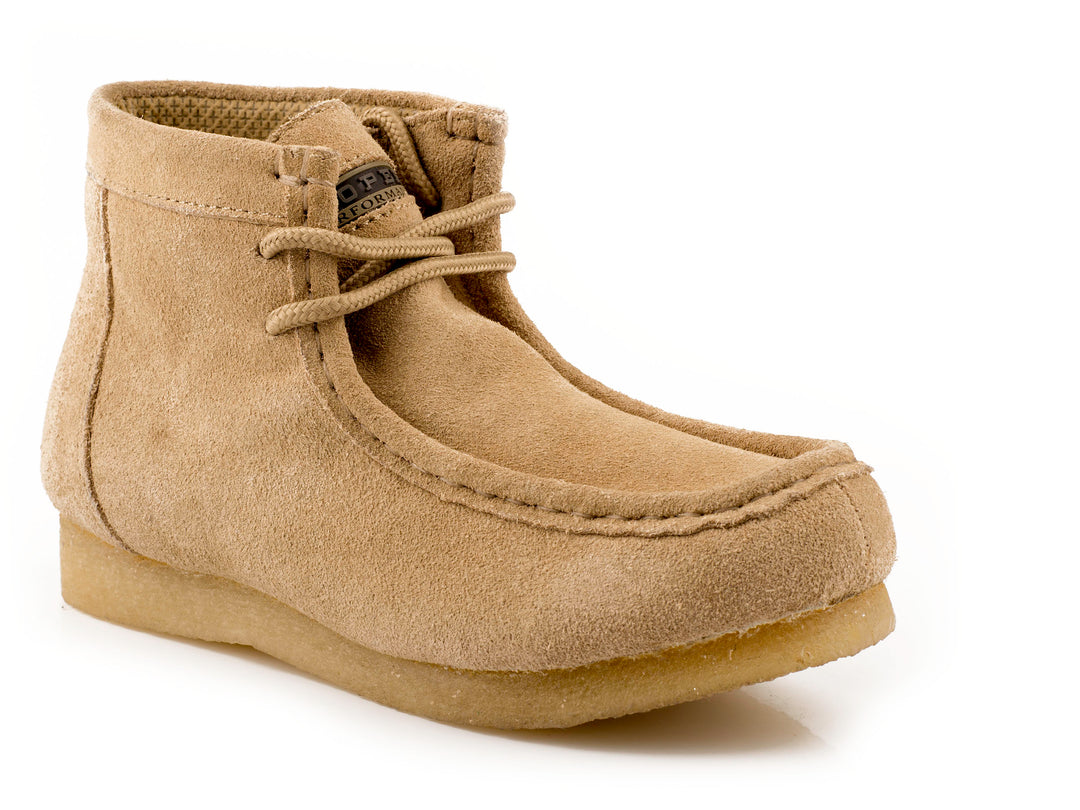 MENS GUM SOLE CHUKKA SAND TAN SUEDE