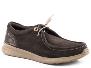 MENS BROWN SUEDE LEATHER UPPER