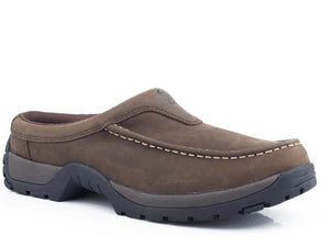 MENS PERFORMANCE LITE SOLE SLIP ON OILED BROWN LEATHER WITH REMOVABLE INSOLE AND STIRRUP SHANK