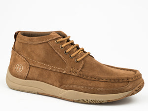MENS TAN SUEDE LEATHER ALL OVER