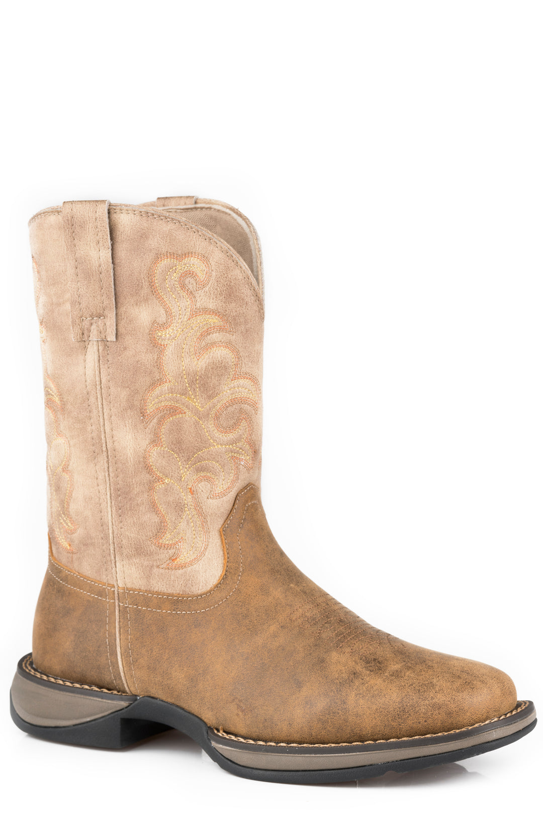 MENS TAN VAMP WITH BEIGE SHAFT