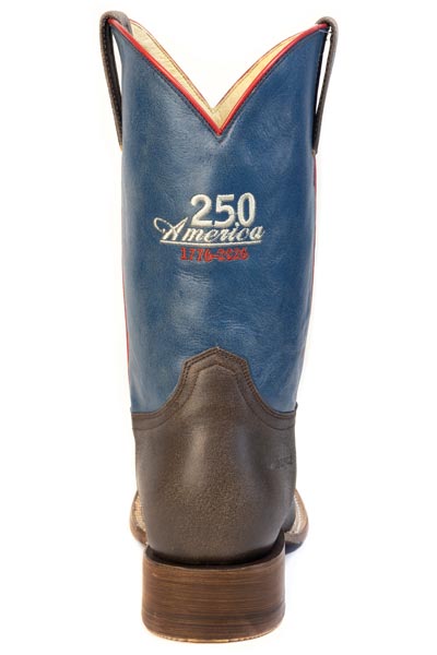 MENS ROPER VINTAGE BROWN LEATHER VAMP 250 USA BOOTS