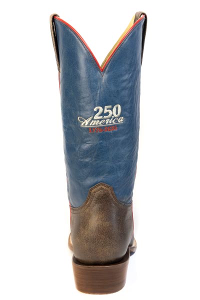 MENS ROPER VINTAGE BROWN LEATHER VAMP 250 USA - CUTTER BOOTS