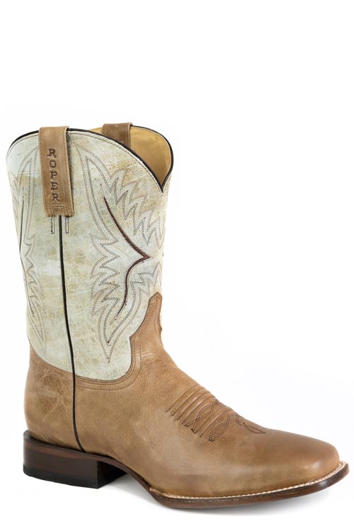 MENS POLISHABLE TAN LEATHER VAMP