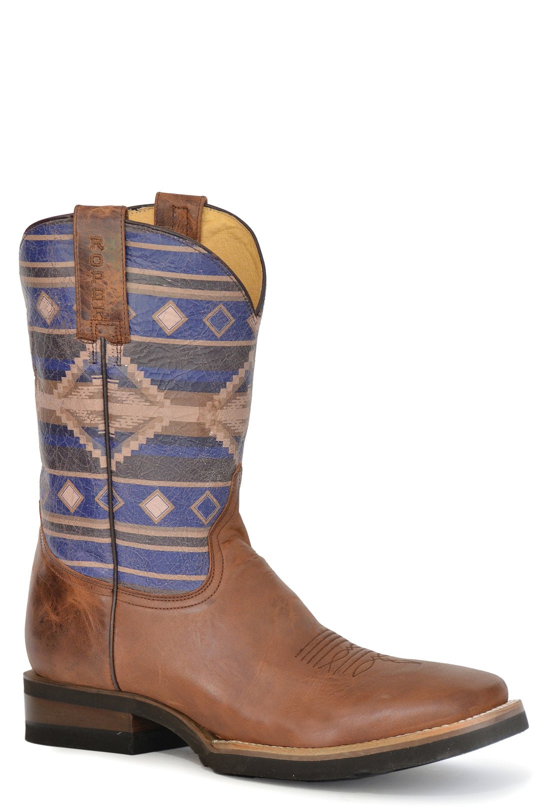 MENS WAXY TAN LEATHER VAMP