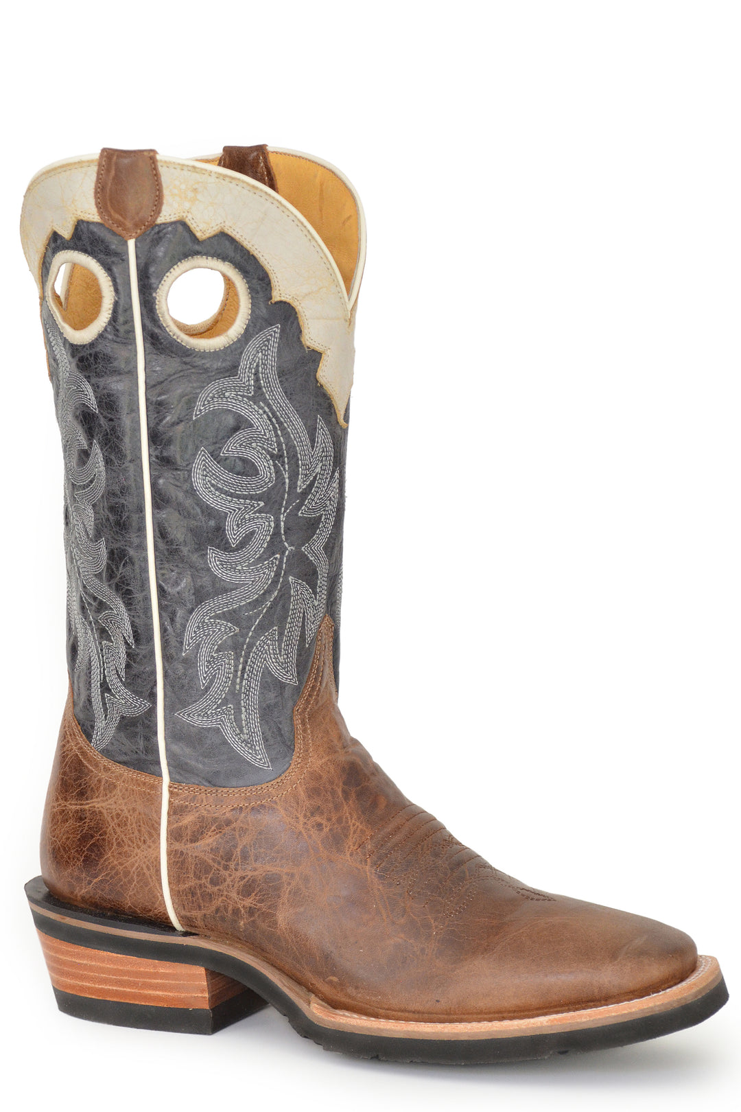 MENS CROWNSHED TAN LEATHER VAMP WHITE CROWN