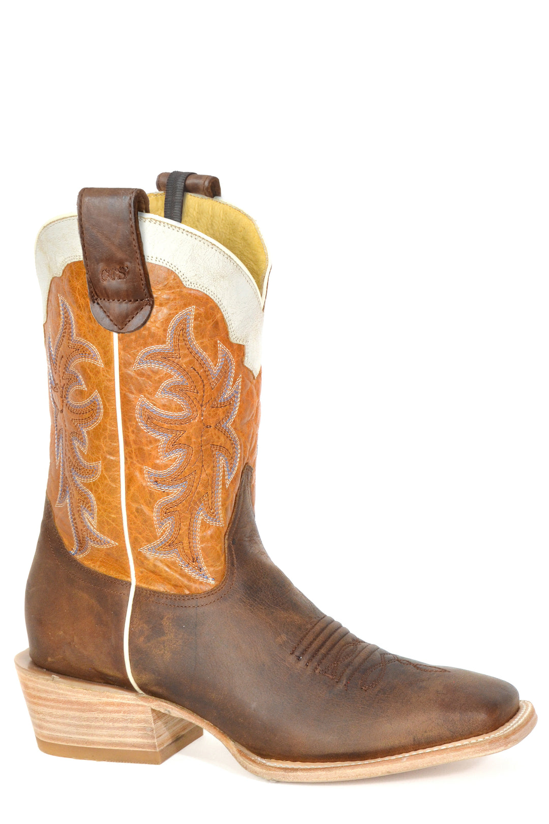 MENS OILED BROWN LEATHER VAMP