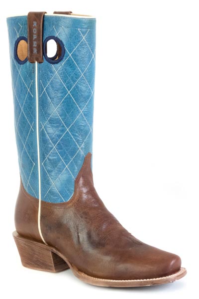 MENS WAXY BROWN LEATHER VAMP