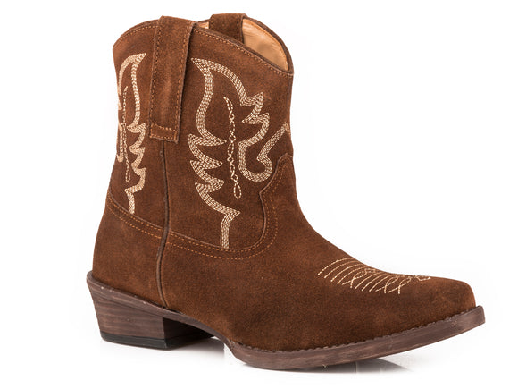 WOMENS SNIP TOE SHORTY BOOT