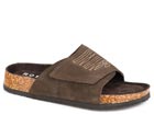 WOMENS ROPER BROWN COW SUEDE NOMAD SANDALS